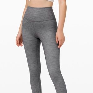 Gray lululemon align 25in leggings